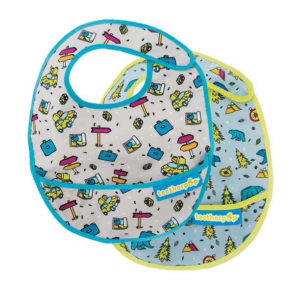 Teetherpop™ Baby Bibs 2 Pack